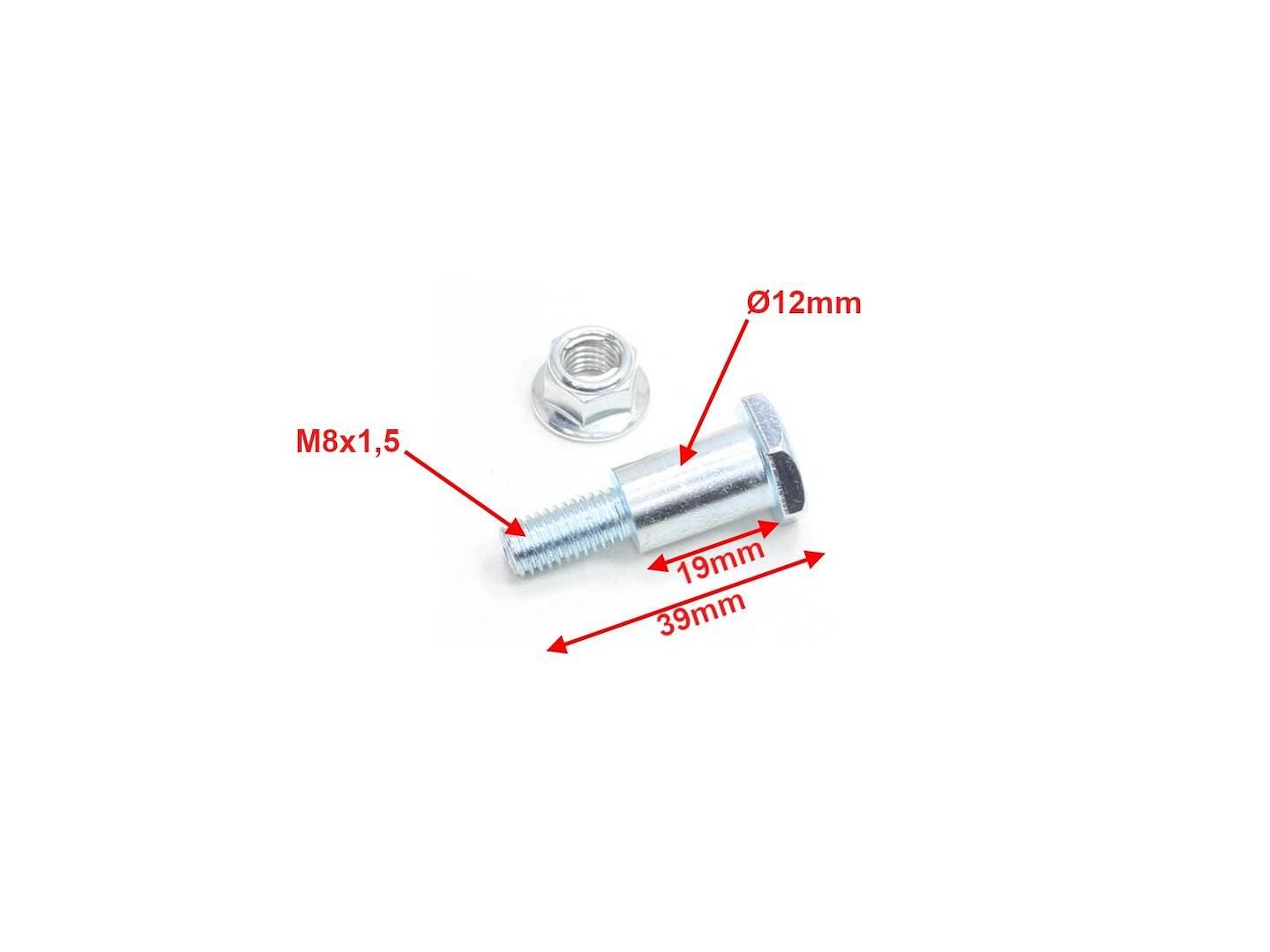 Śruba Napinacza Łańcucha Napędowego Atv 125 New Hb - zdjęcie 2