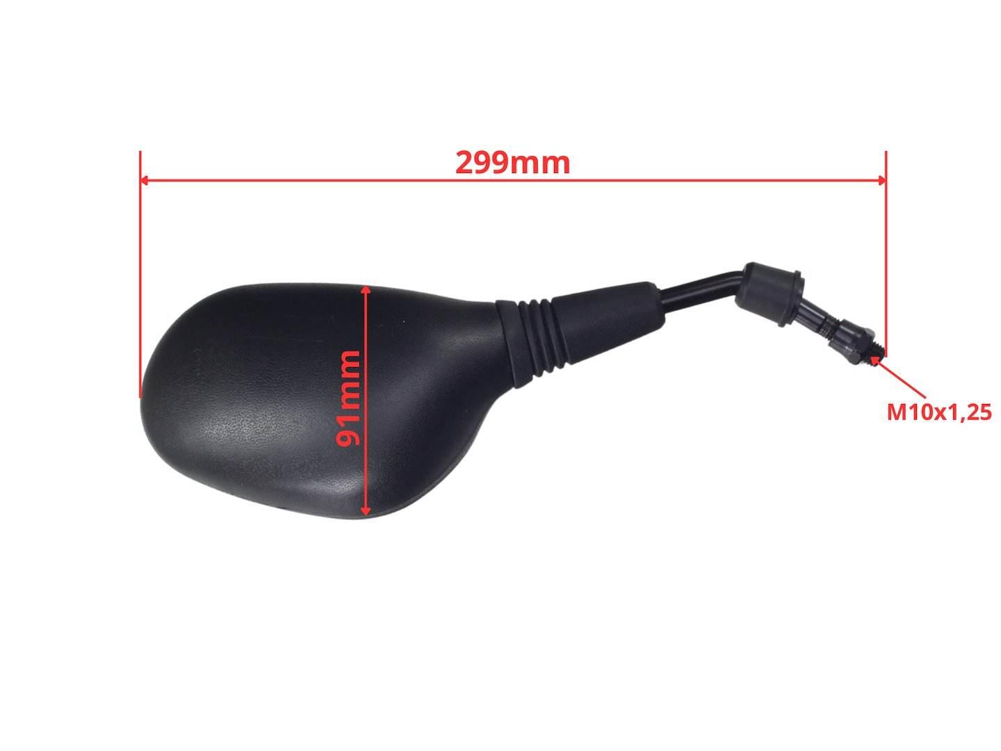 Lusterka M10 Gy6 Skuter Motorower Street Kpl. Wb - zdjęcie 3