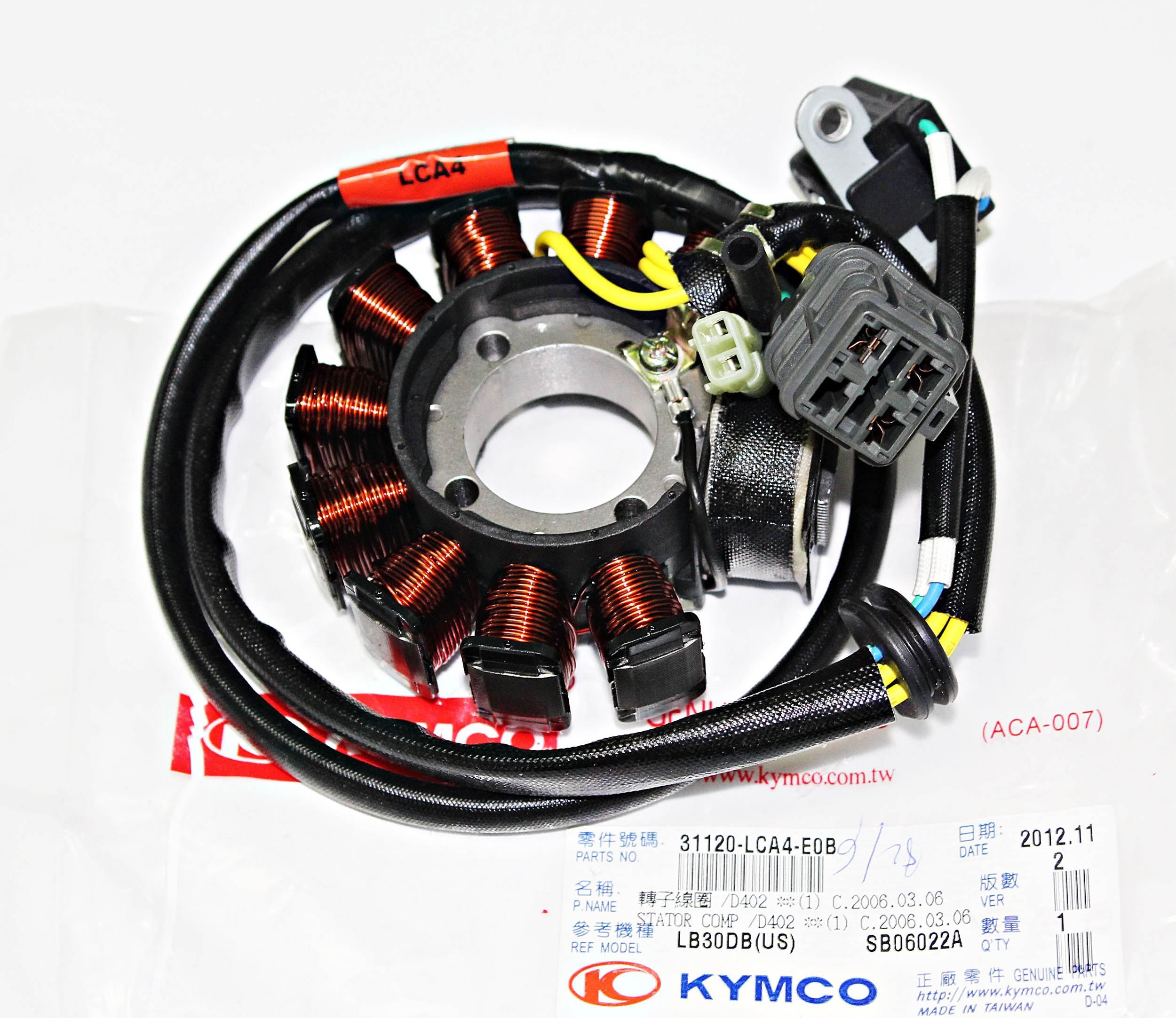 Stojan alternatora kompletny kymco mxu 150 31120-lca4-e0b