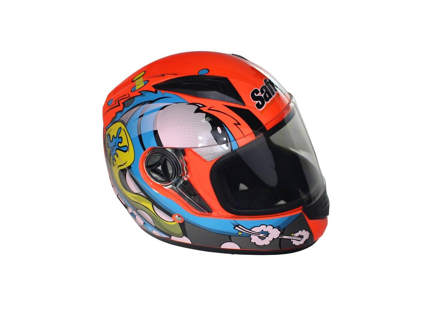 Kask Safebet Hf-111K Neon Orange Q280 Xl (Brak Ece) - zdjęcie 4