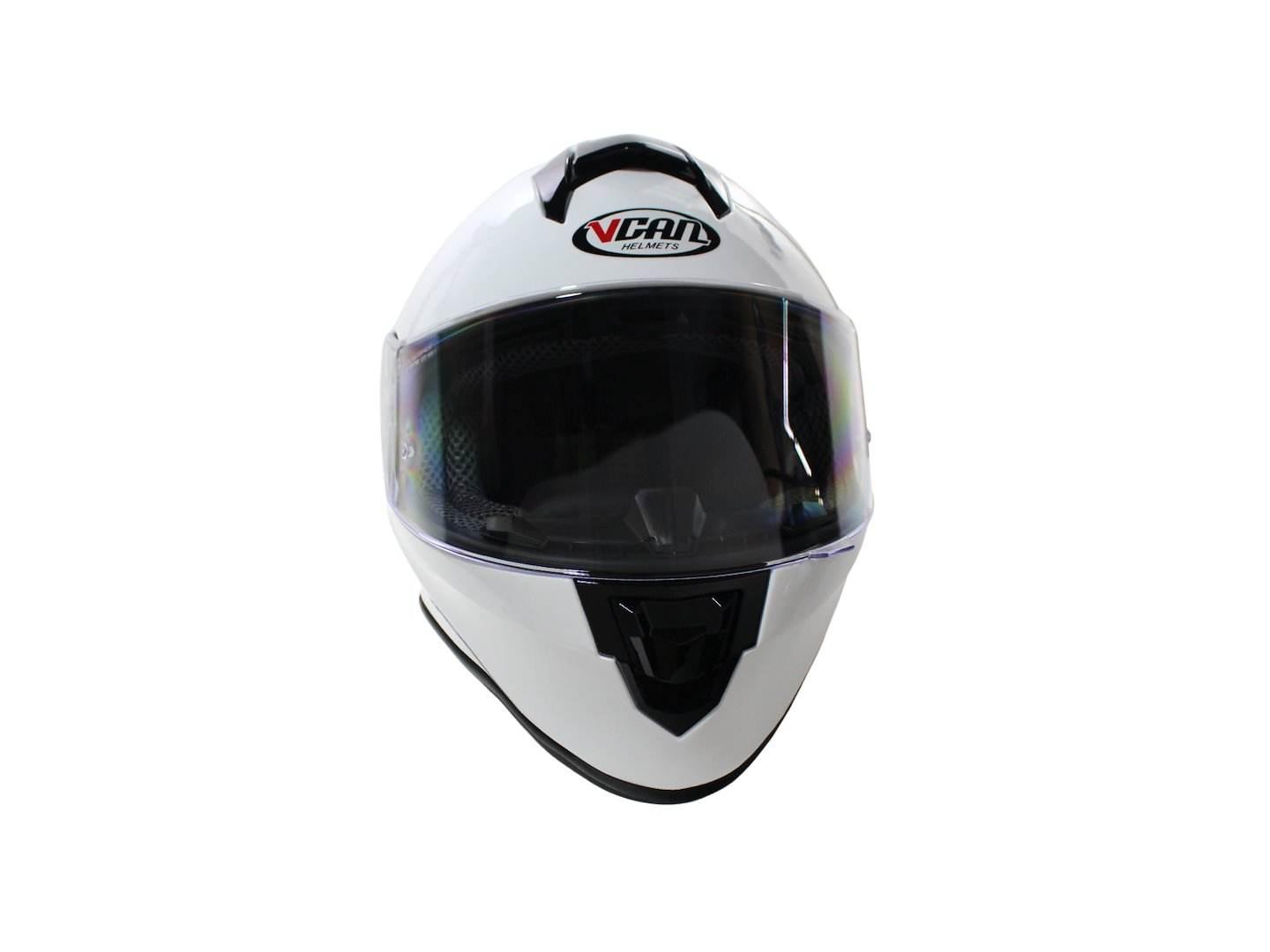 Kask Vcan H151 Gloss White Kid Ym 49-50 Junior Dziecięcy - zdjęcie 2