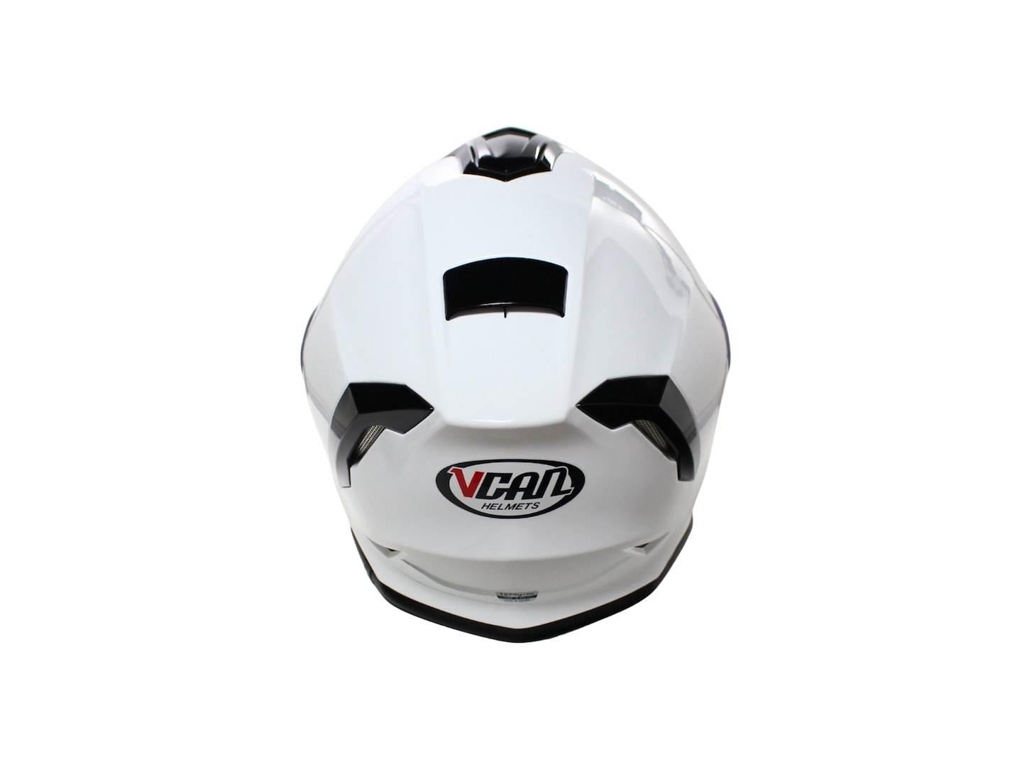 Kask Vcan H151 Gloss White Kid Yl 51-52 Junior Dziecięcy - zdjęcie 5