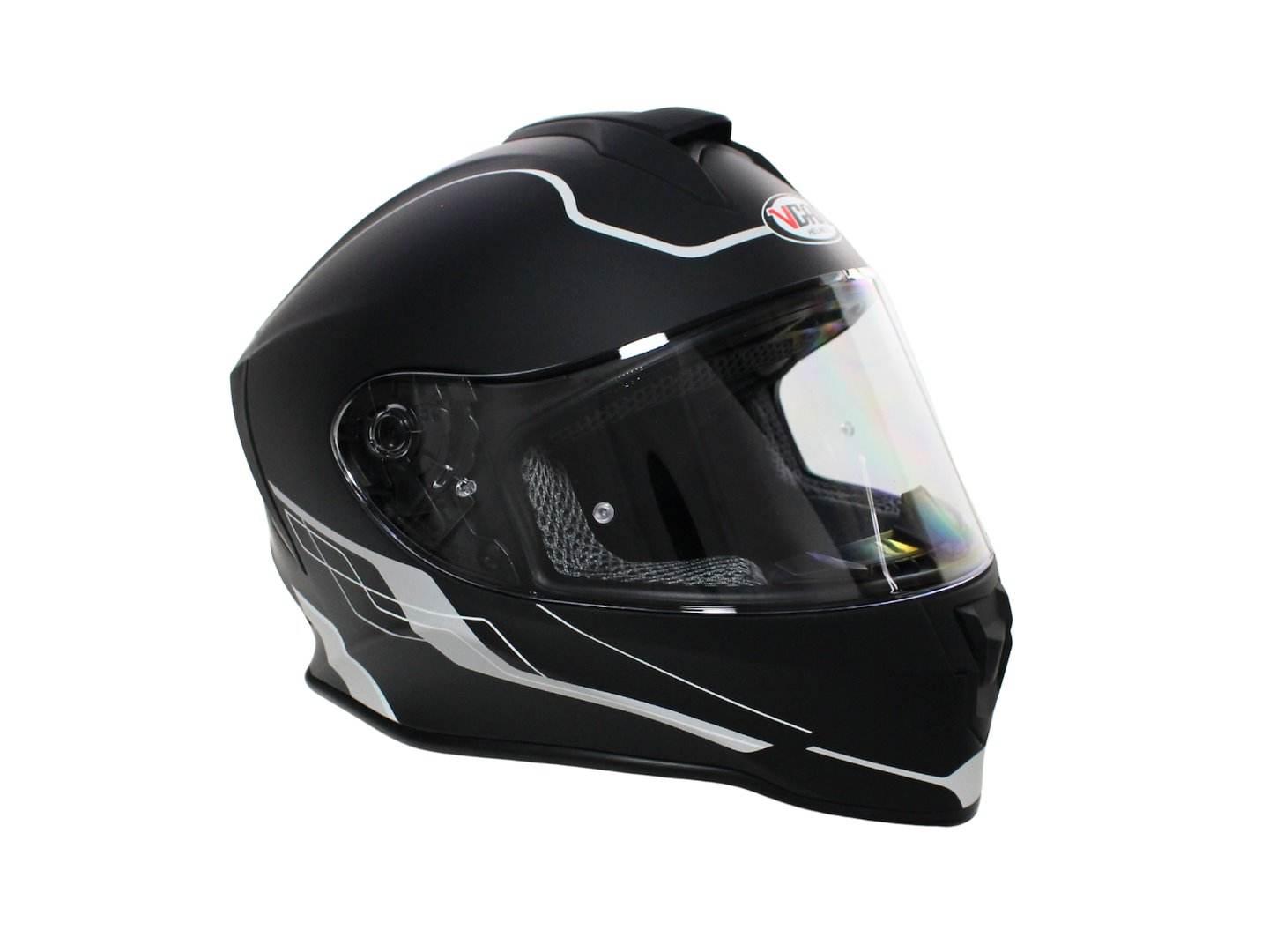Kask Vcan H151 Matt Black Grey Kid Ys 48 Junior Dziecięcy - zdjęcie 4
