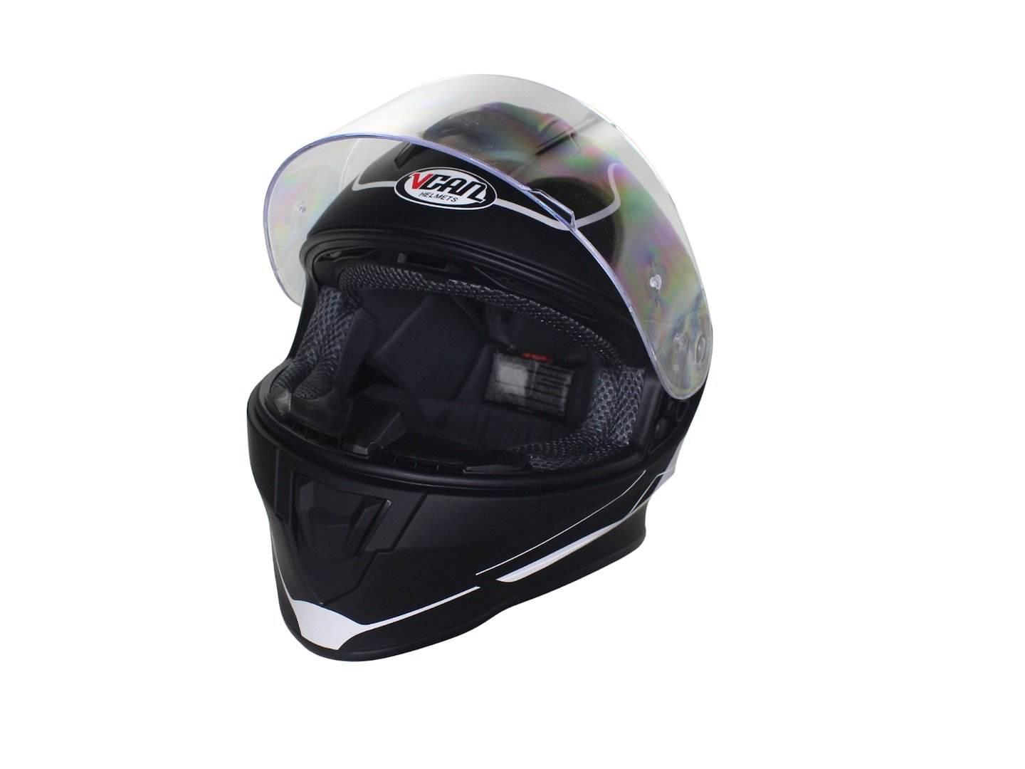 Kask Vcan H151 Matt Black Grey Kid Yl 51-52 Junior Dziecięcy - zdjęcie 3