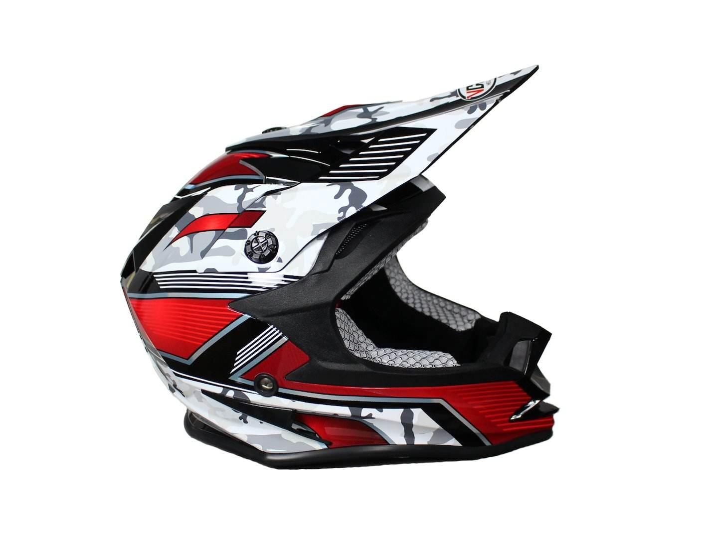Kask Vcan V321 Black Camo Force Kid Yl 53-54 Junior Dziecięcy - zdjęcie 3