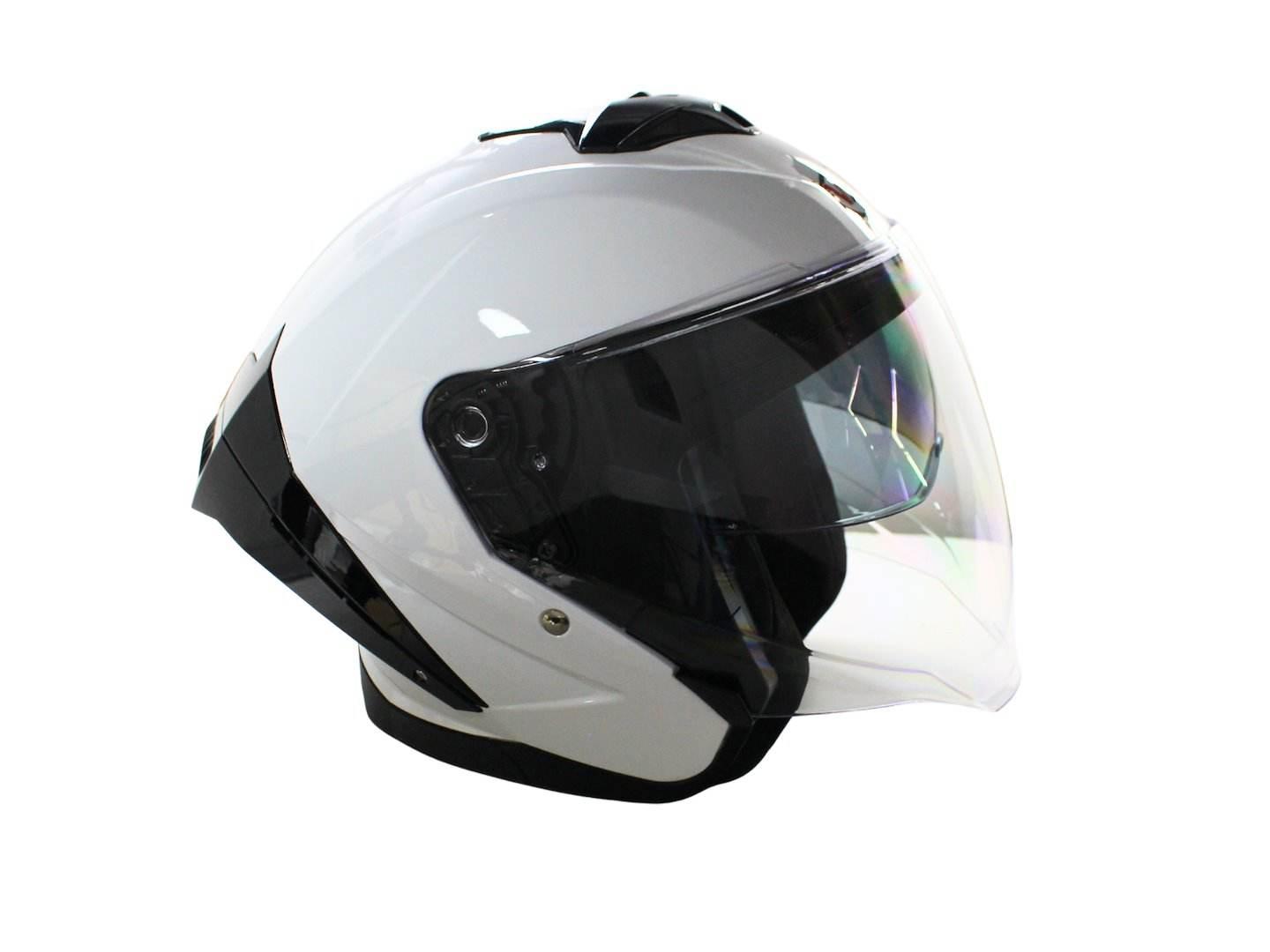 Kask Vcan H599 Gloss White S - zdjęcie 5