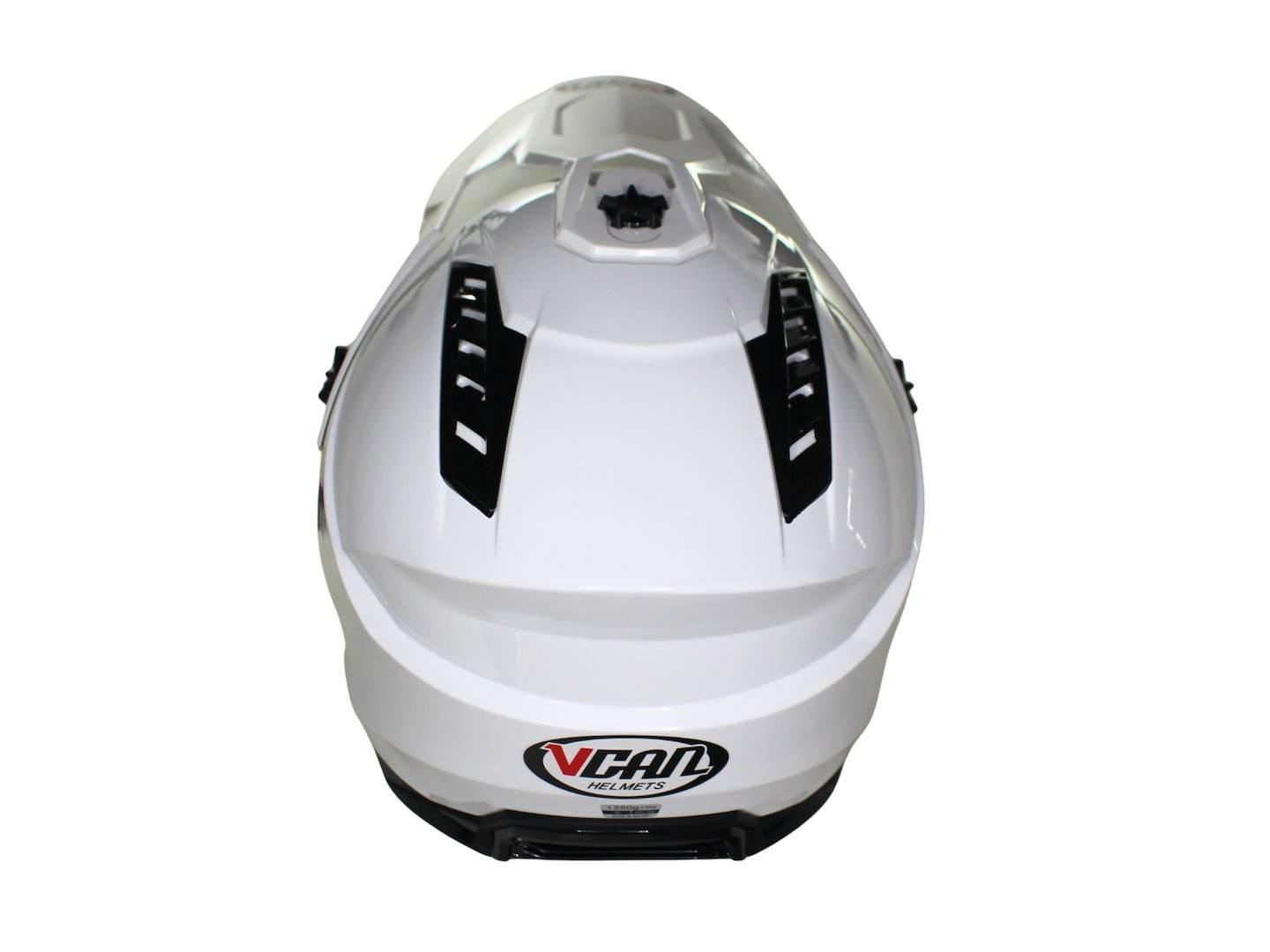 Kask Vcan H333 Gloss White Xl - zdjęcie 4