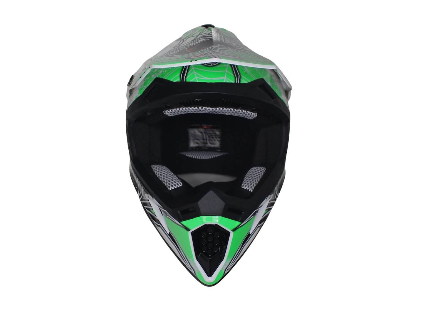 Kask Vcan H325 White Black Widow Green L - zdjęcie 2