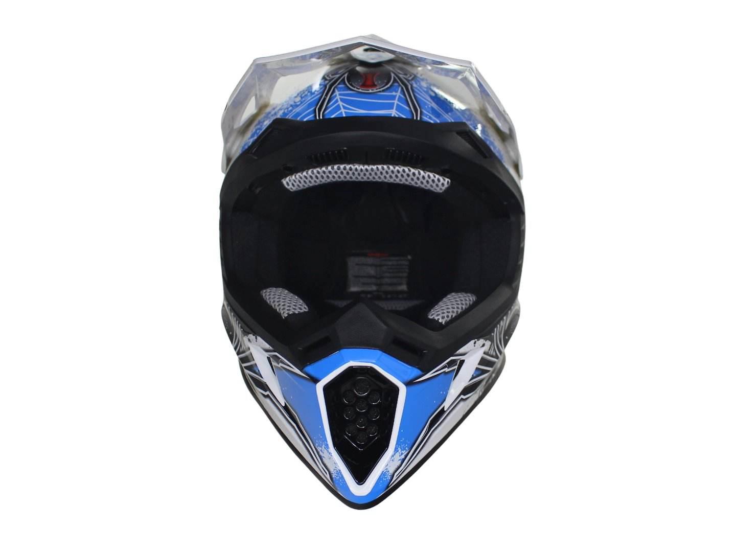Kask Vcan H325 White Black Widow Blue Xl - zdjęcie 2
