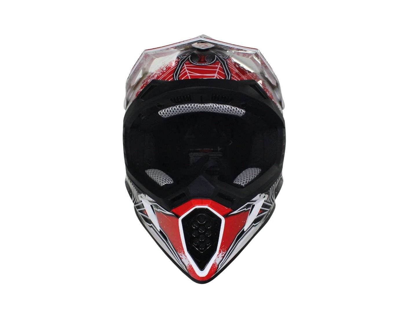 Kask Vcan H325 White Black Widow Red M - zdjęcie 2