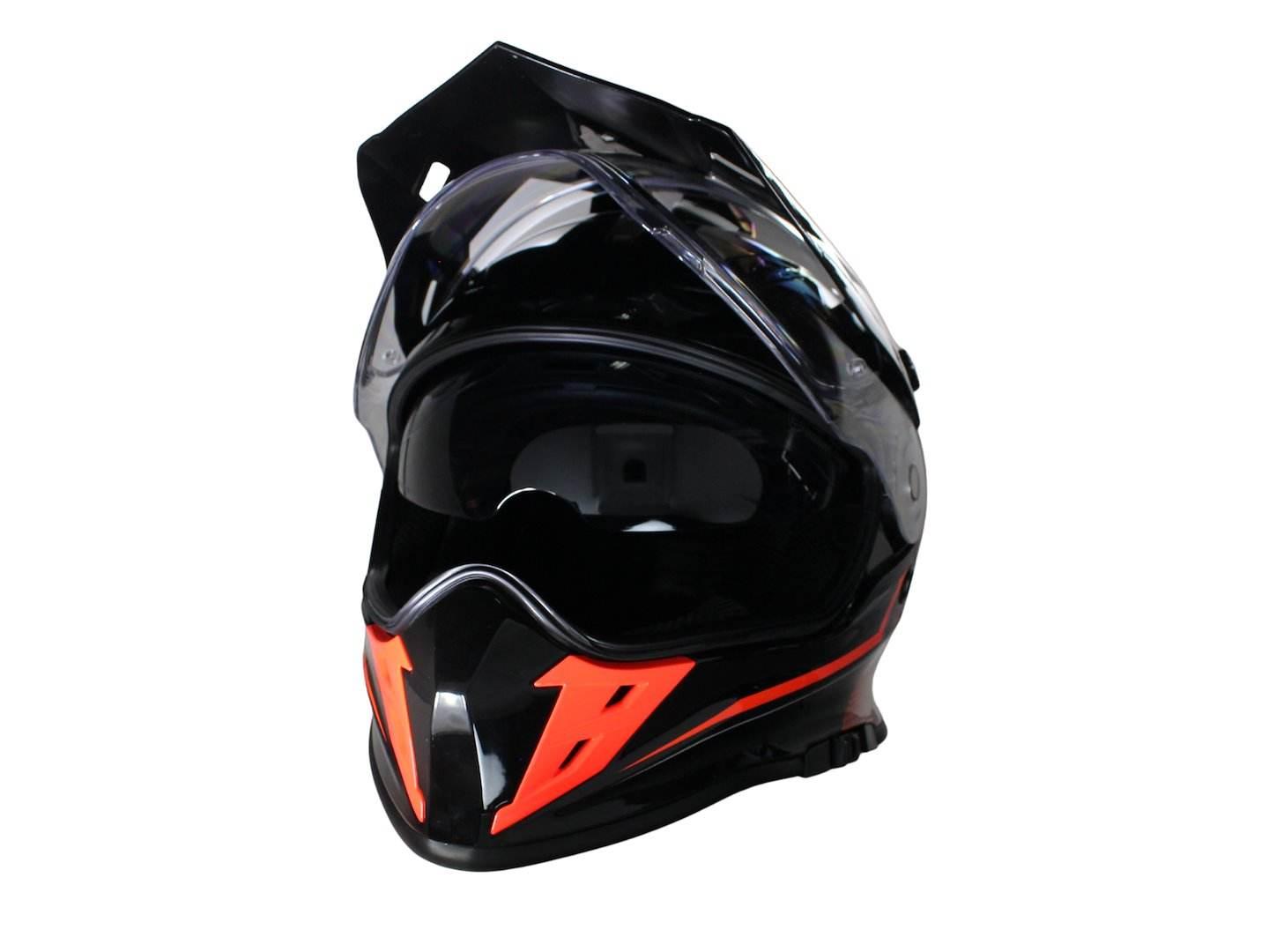 Kask Vcan H331 Black Dense Red Xxl - zdjęcie 3