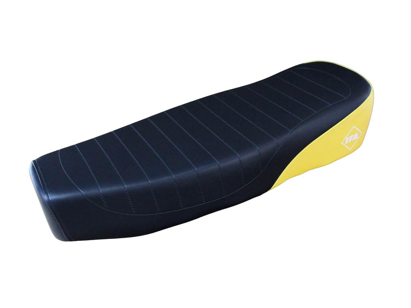 Siedzenie Simson S51 Enduro Pikowane Czarno-Zółte Hb