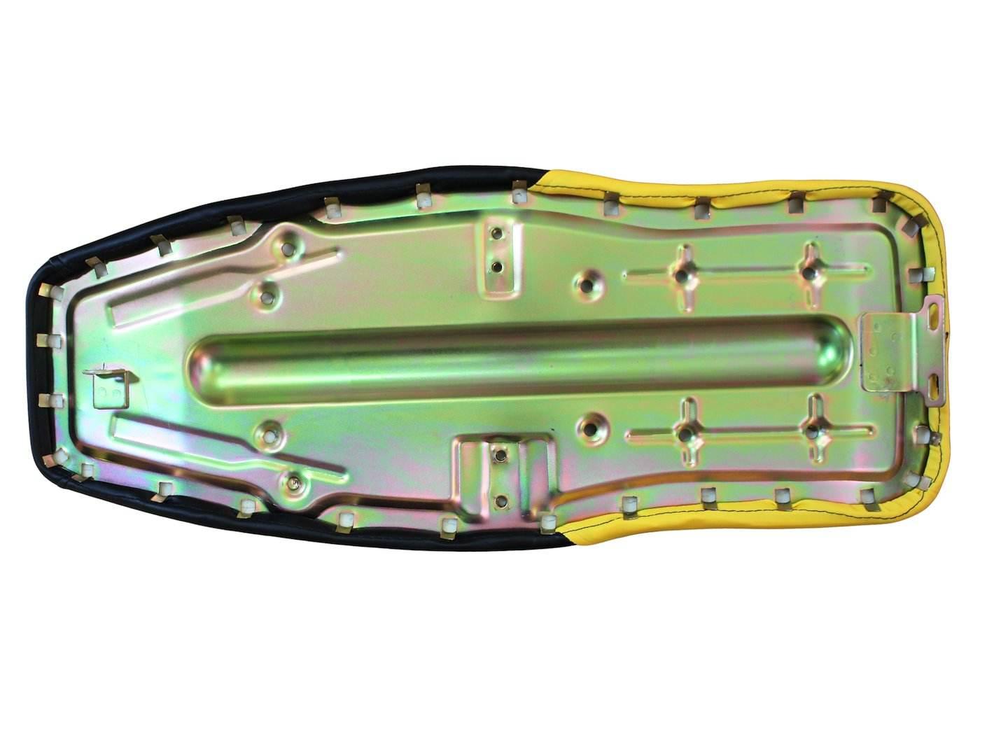 Siedzenie Simson S51 Enduro Pikowane Czarno-Zółte Hb - zdjęcie 2
