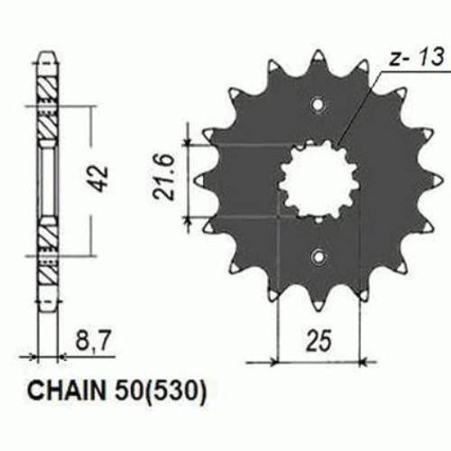 Zebatka napedowa sunstar sunf511-18