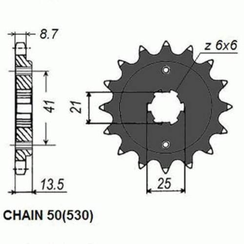 Zebatka napedowa sunstar sunf515-16 (wycofana z produkcji)