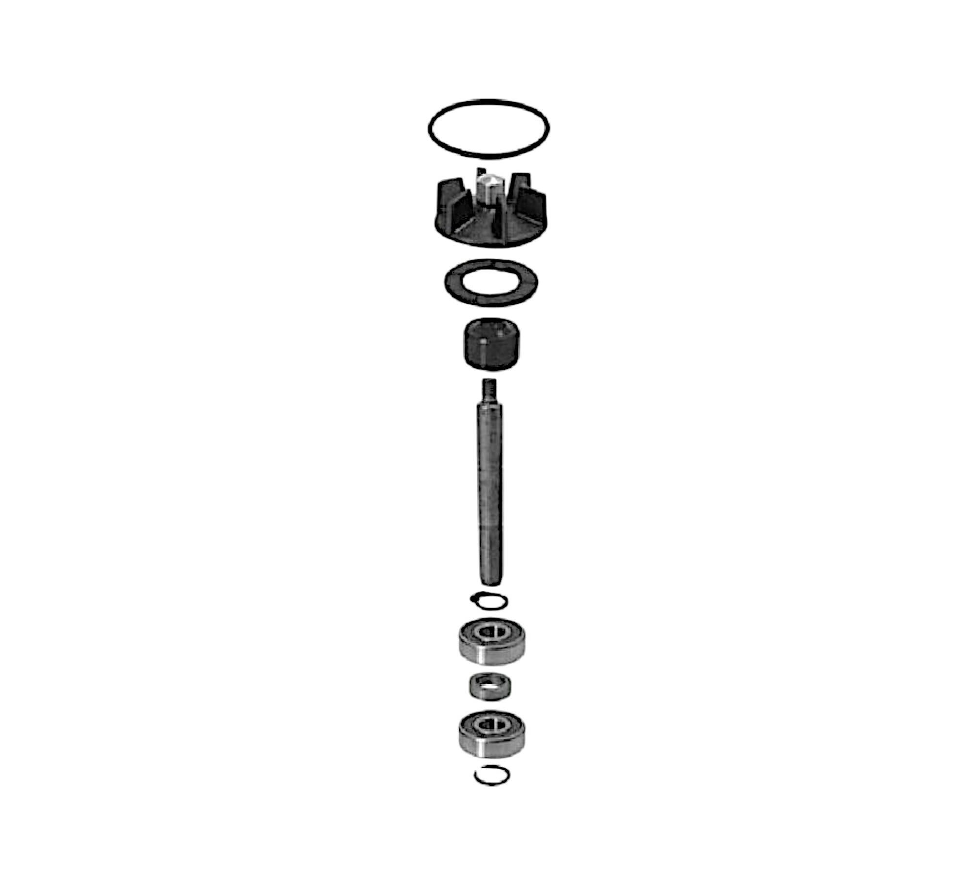 Zestaw naprawczy pompa wody piaggio 50cc RMS 10 011 0020