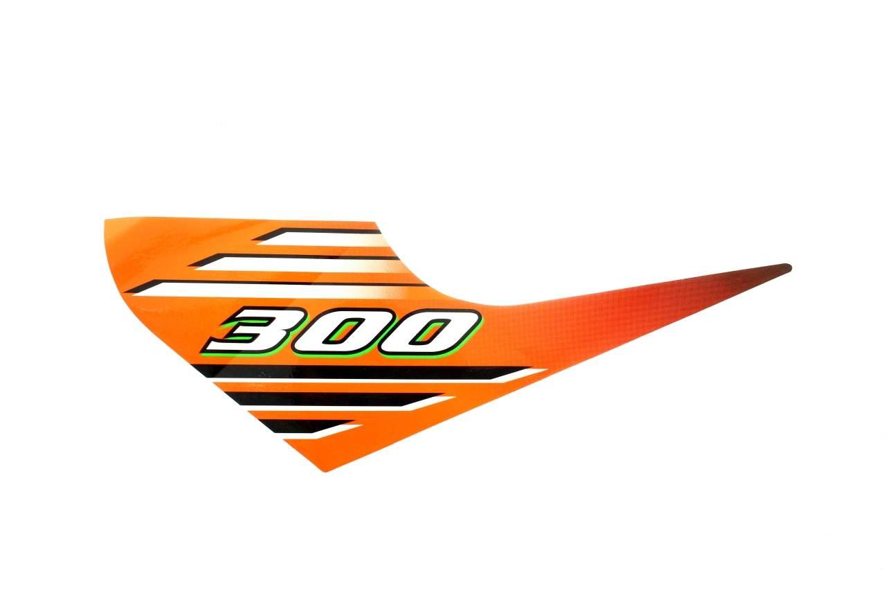 Naklejka błotnika lewa kymco maxxer 300 86633-LEC1-E61-T04