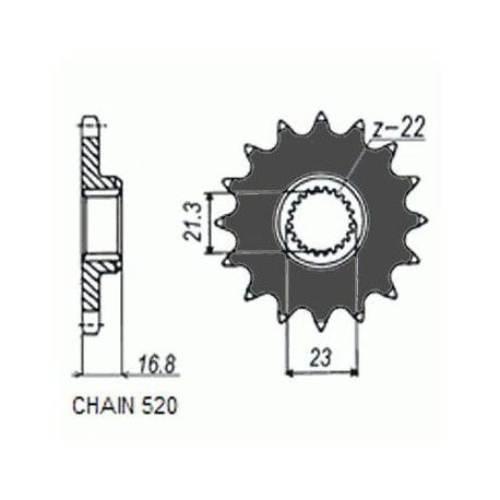 Zebatka napedowa sunstar sunf370-15 (wycofana z produkcji)