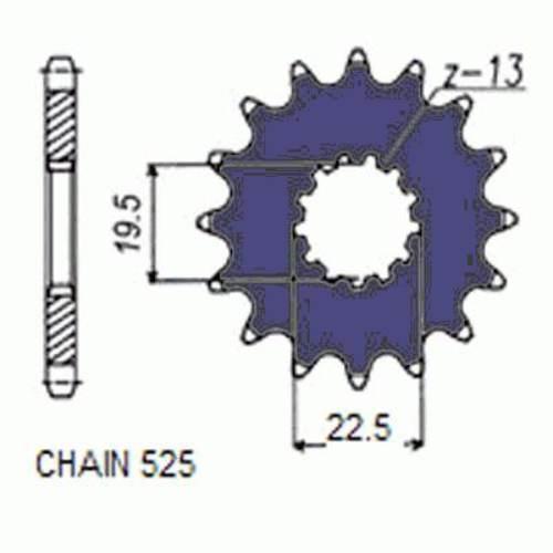 Zebatka napedowa sunstar sunf403-14