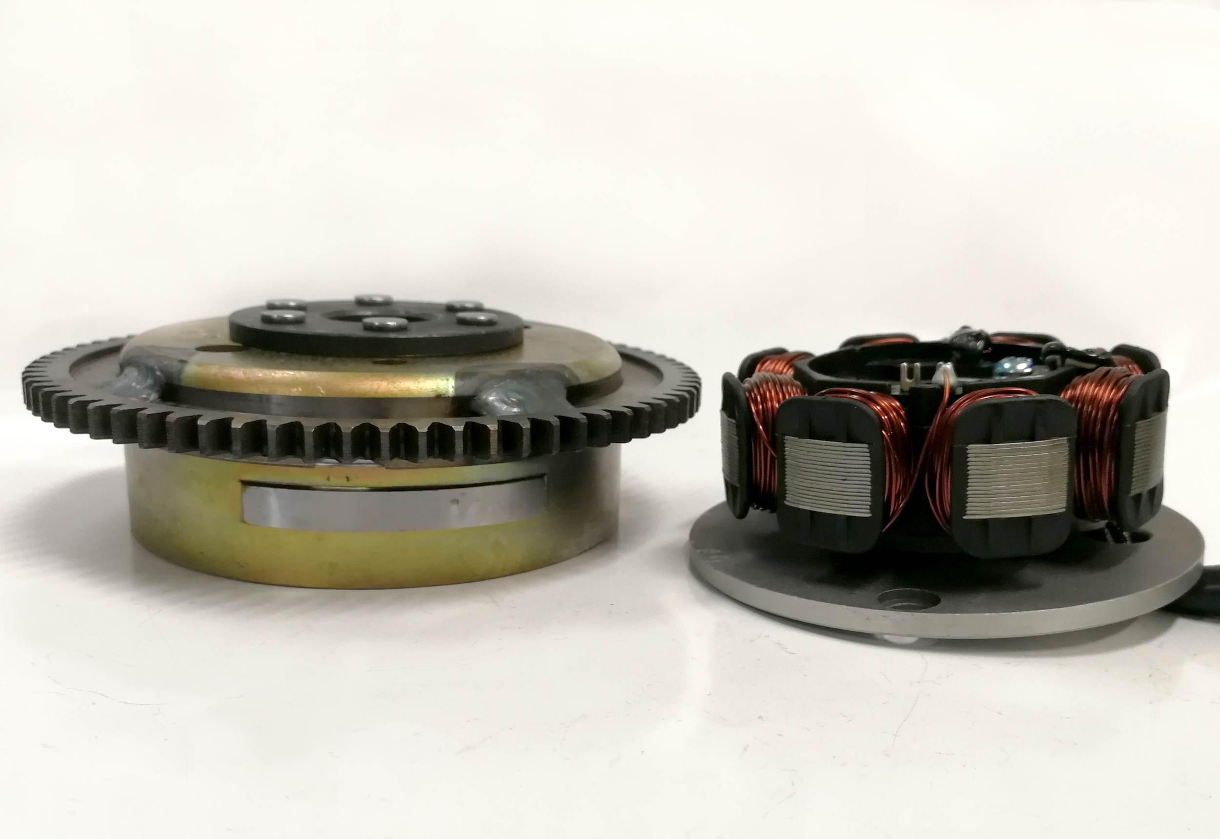 Stojan alternatora z kołem magnesowym z wieńcem zębatym am6 alt000267 - zdjęcie 2