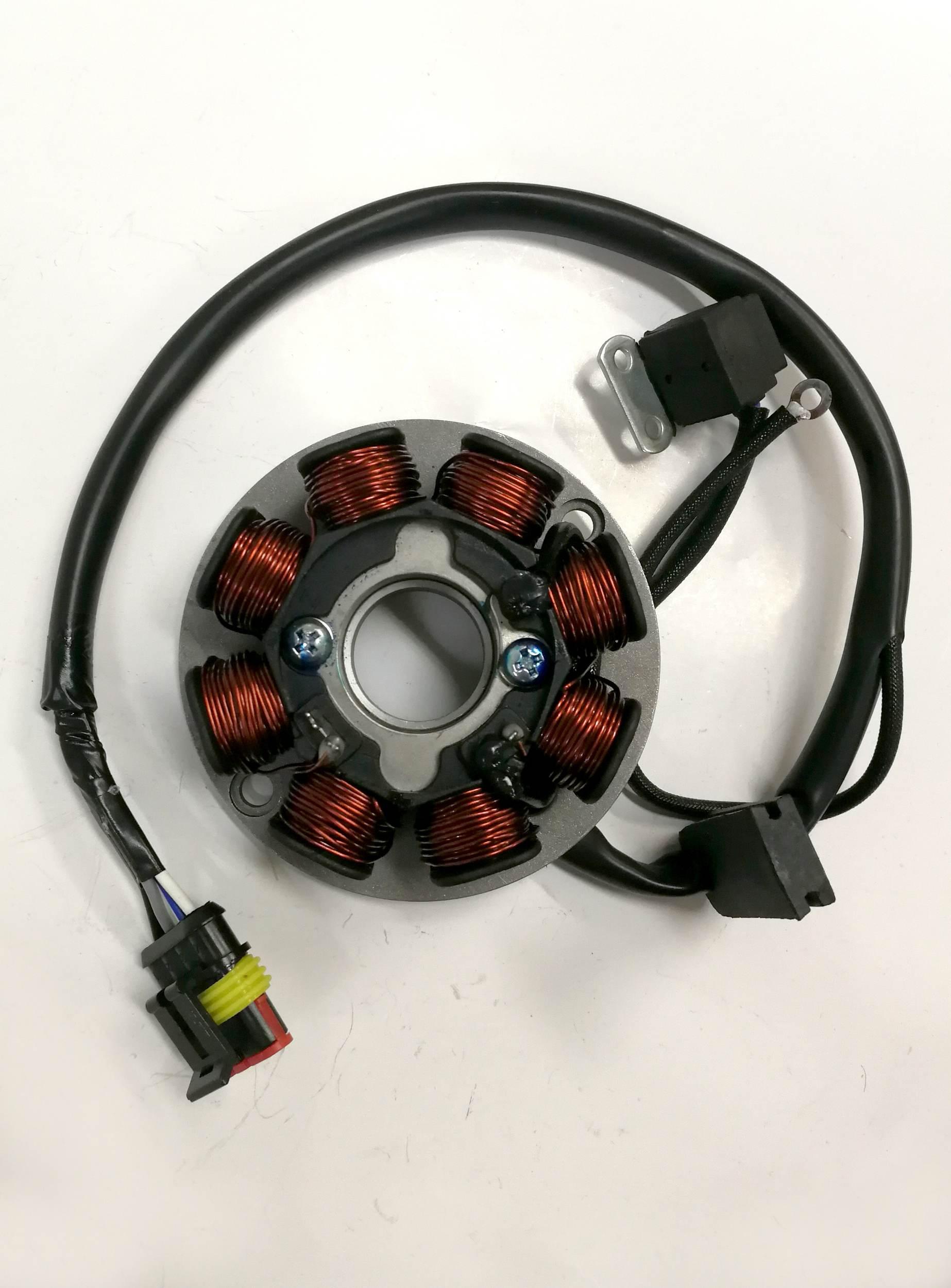 Stojan alternatora z kołem magnesowym z wieńcem zębatym am6 alt000267 - zdjęcie 3