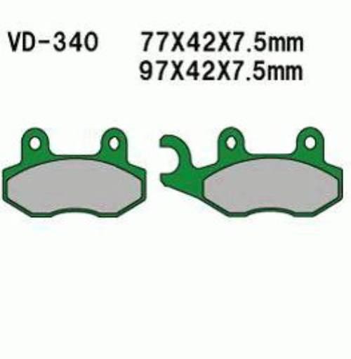 Klocki hamulcowe kymco vit/agility50 prz. 45105-kkd6-305 PF 22 510 2620