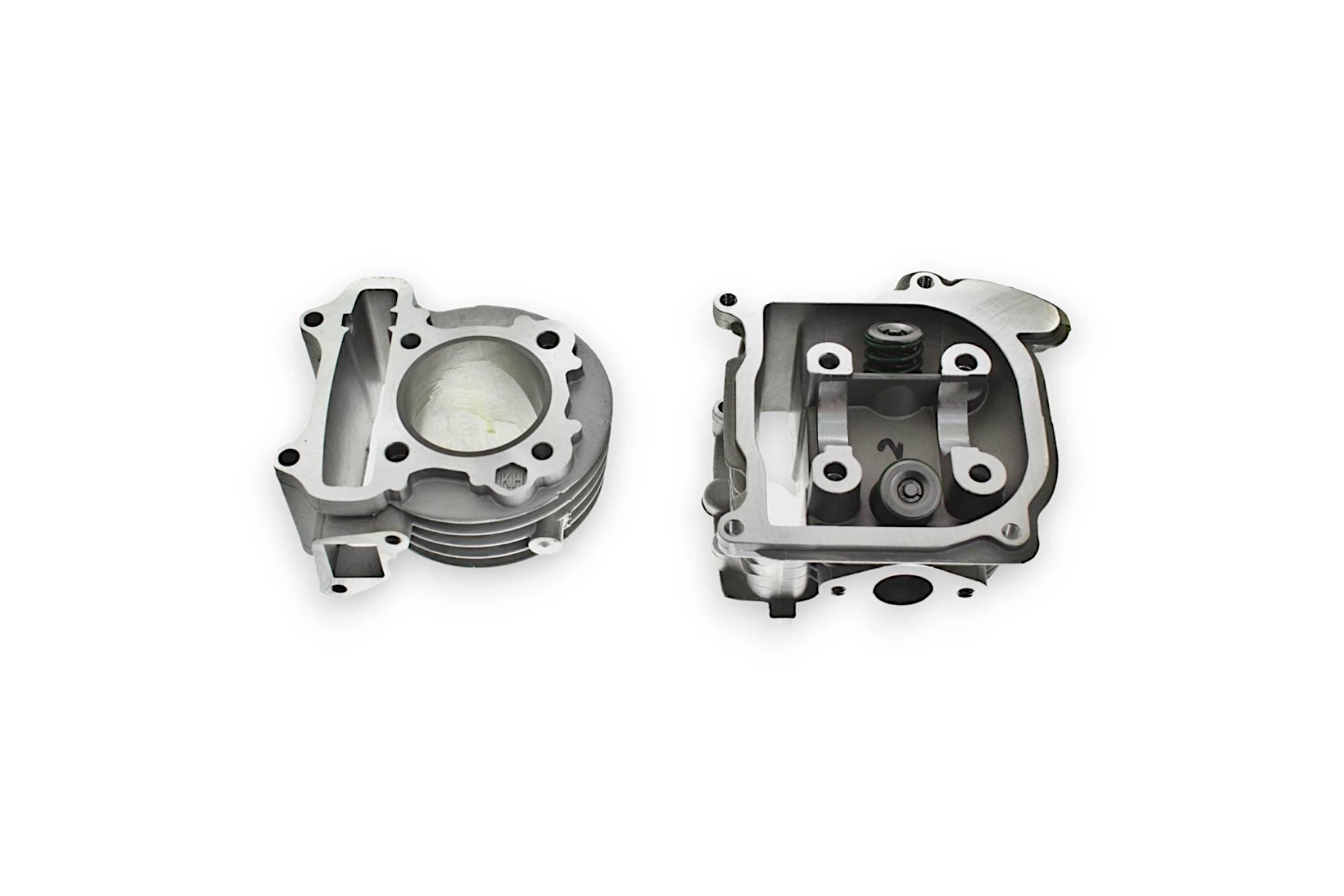 Cylinder aluminiowy z głowicą ncy silnik gy6 139qmb kymco agility new - zdjęcie 2