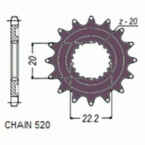Zebatka napedowa sunstar sunf388-12