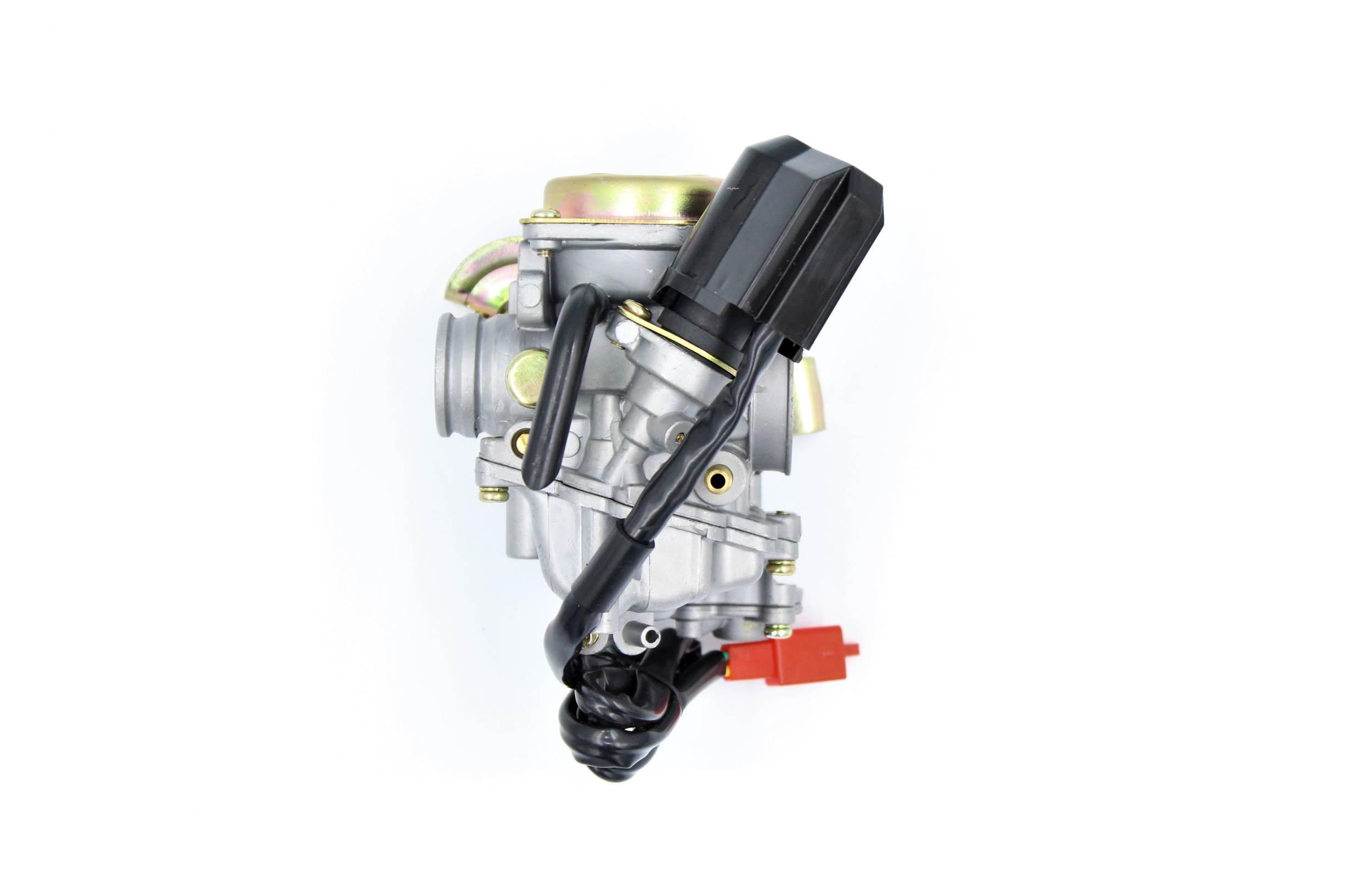 Gaźnik power force gy6 4t 50 ccm metalowa pokrywka PF 12 164 0004 - zdjęcie 2