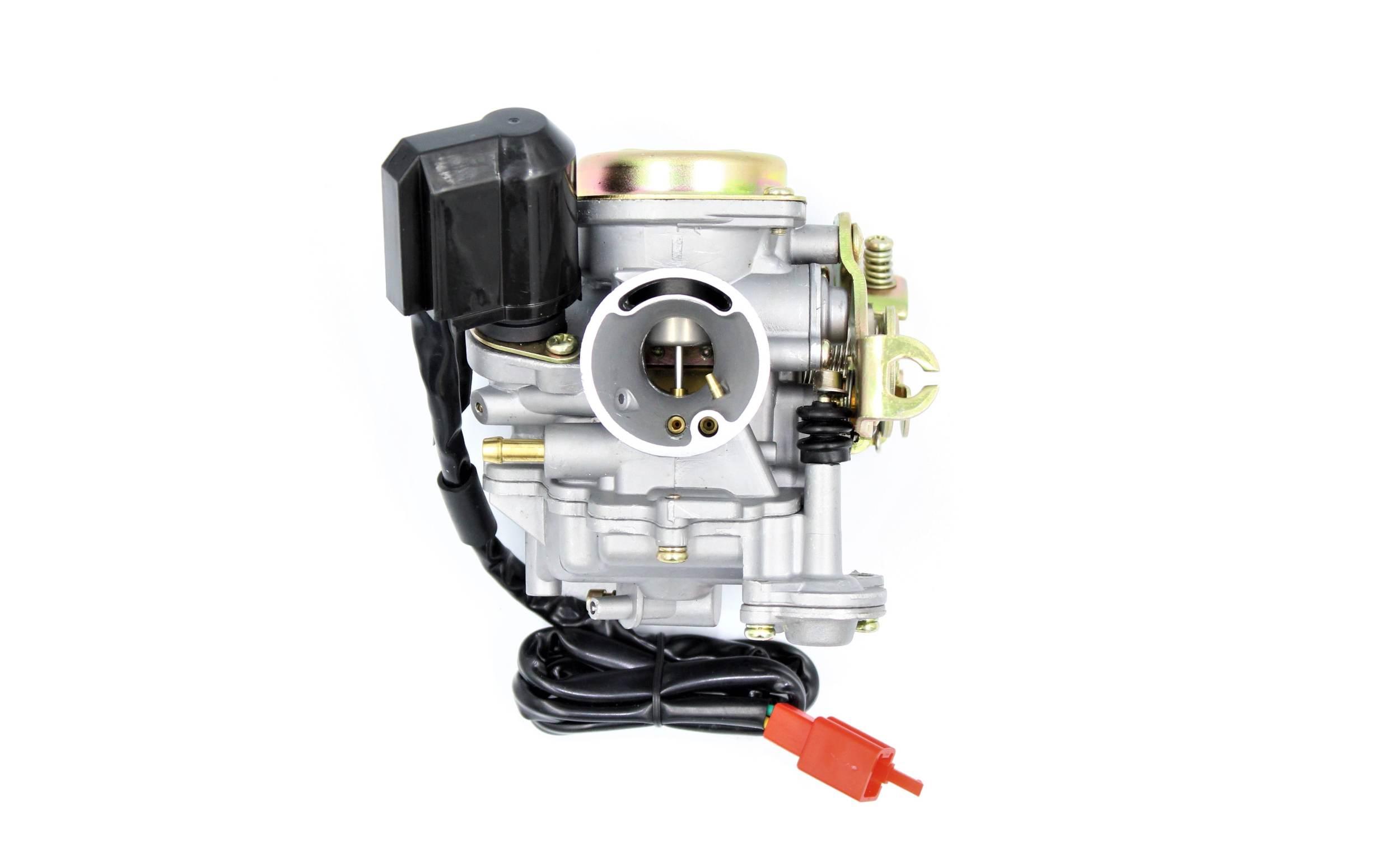 Gaźnik power force gy6 4t 50 ccm metalowa pokrywka PF 12 164 0004 - zdjęcie 3