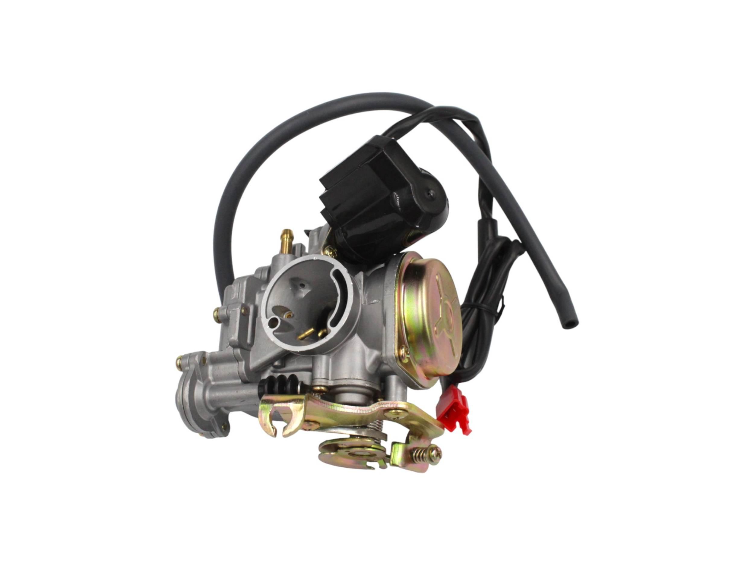 Gaźnik power force gy6 4t 80 ccm metalowa pokrywka PF 12 164 0037 - zdjęcie 2