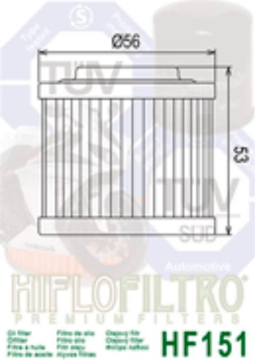 Filtr Oleju Hf151 Bombardier Ds 650 | HF151 - zdjęcie 2