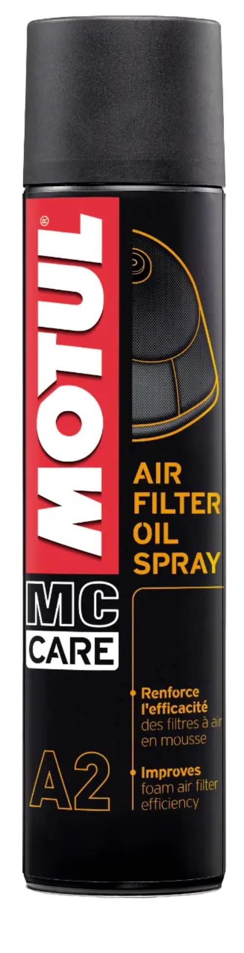 Olej do filtrów powietrza motul air oil spray a2 400ml OLM0033