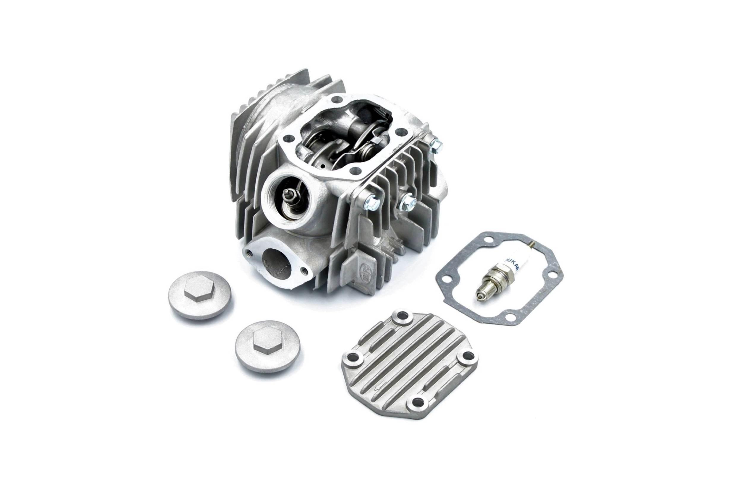 Głowica cylindra chińskie atv 50 ccm 4t 47mm z wałkiem rozrząd power force - zdjęcie 2