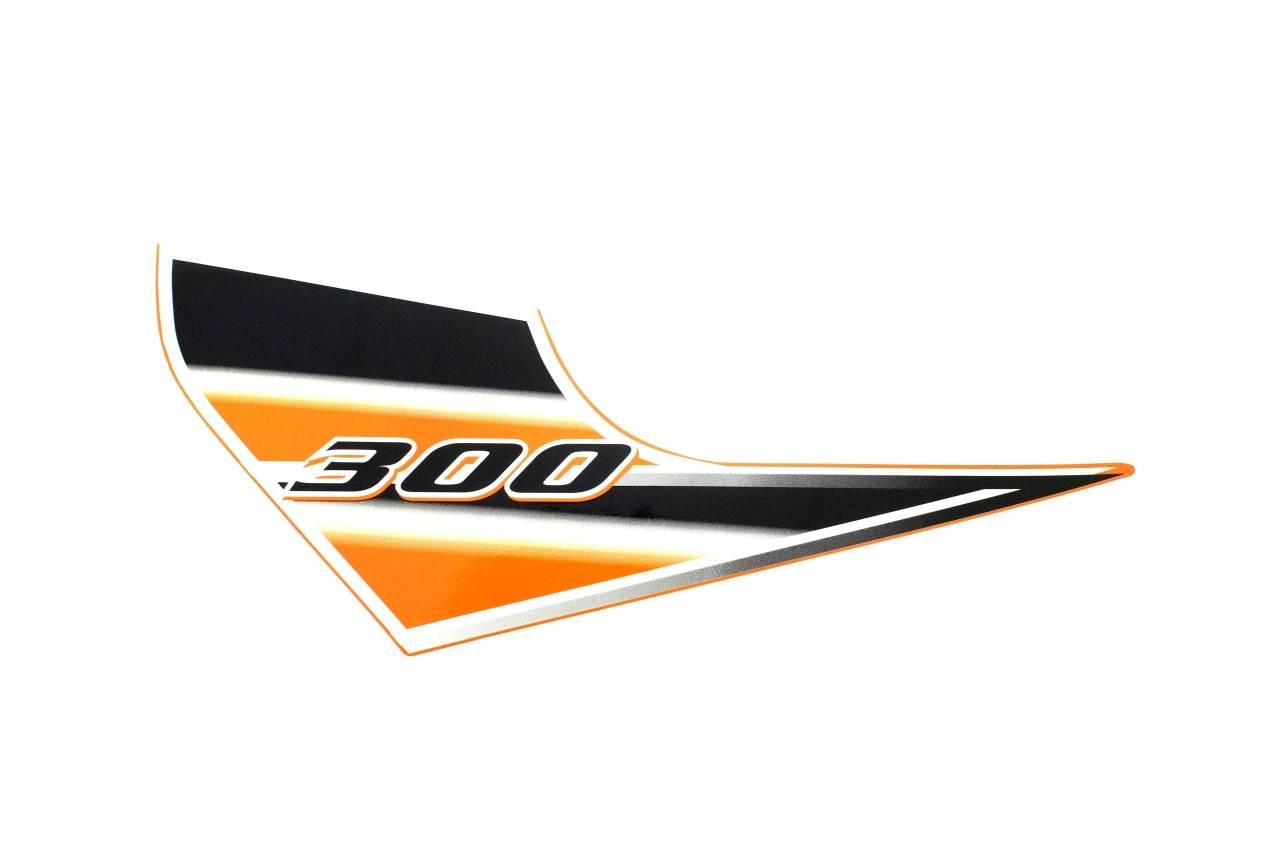 Naklejka błotnika 10 lewa kymco maxxer 86633-LEC1-E64-T04