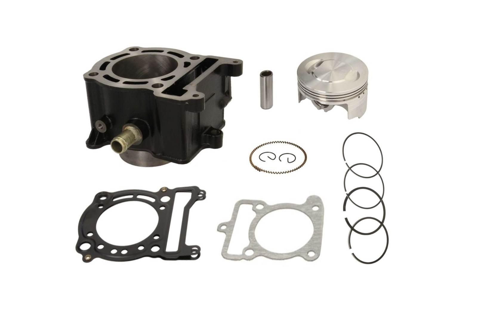 Cylinder żeliwny power force yamaha majesty mbk skyliner 61mm 4t - zdjęcie 2