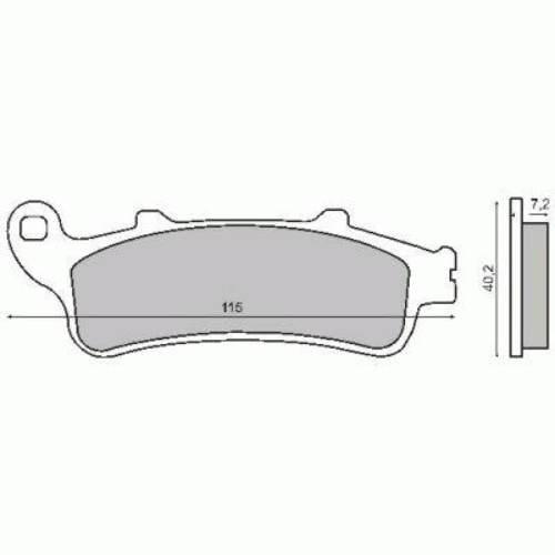 Klocki hamulcowe honda pantheon 125 / 150 RMS 22 510 0970