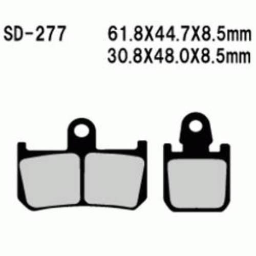 Klocki hamulcowe vesrah semi-metallic vd-277 (fa442/4)