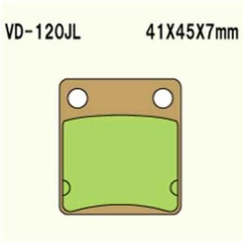 Klocki hamulcowe vesrah sintered metal vd-120jl (fa54hh)