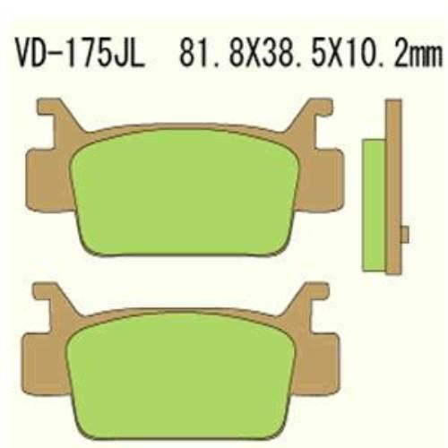 Klocki hamulcowe vesrah sintered metal vd-175jl