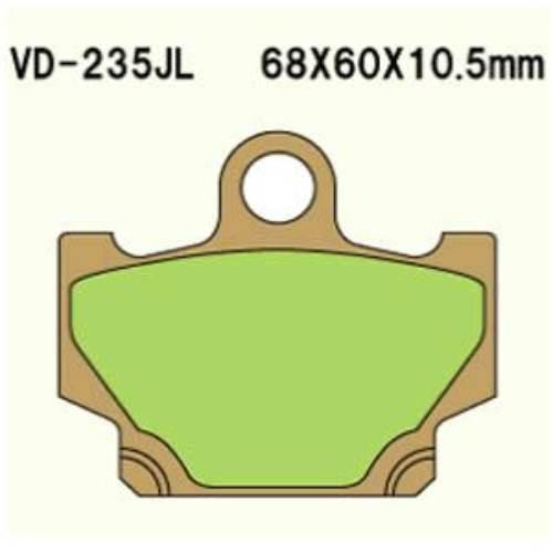 Klocki hamulcowe vesrah sintered metal vd-235jl