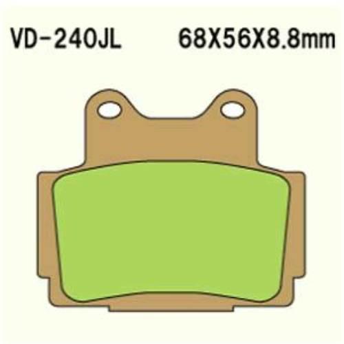Klocki hamulcowe vesrah sintered metal vd-240jl