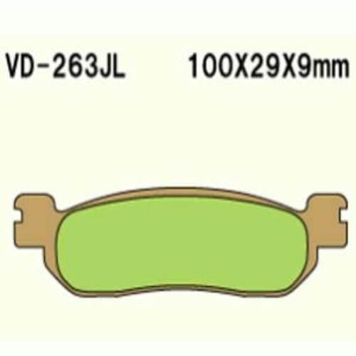 Klocki hamulcowe vesrah sintered metal vd-263jl