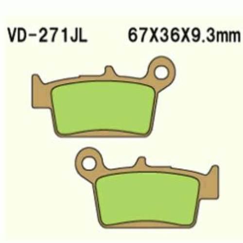 Klocki hamulcowe vesrah sintered metal vd-271jl