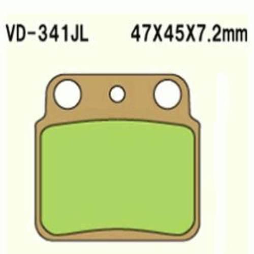 Klocki hamulcowe vesrah sintered metal vd-341jl