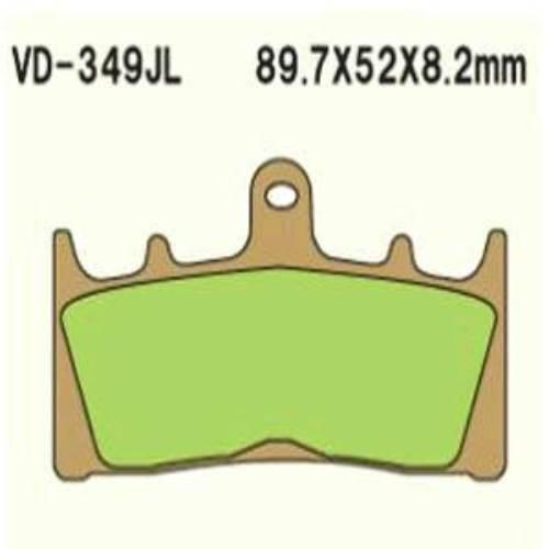 Klocki hamulcowe vesrah sintered metal vd-349jl (fa188hh)