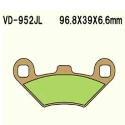 Klocki hamulcowe vesrah sintered metal vd-952jl