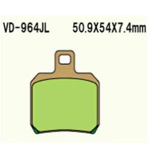 Klocki hamulcowe vesrah sintered metal vd-964jl