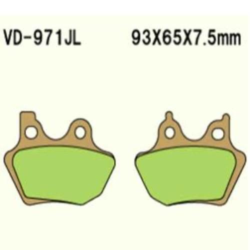 Klocki hamulcowe vesrah sintered metal vd-971jl
