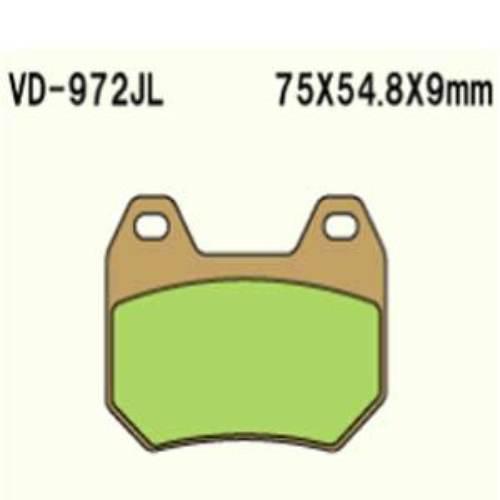 Klocki hamulcowe vesrah sintered metal vd-972jl